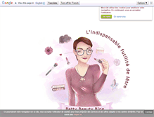 Tablet Screenshot of bettybeautyblog.com